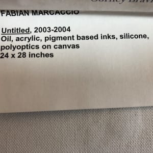 Untitled, 2003 by Fabián Marcaccio 