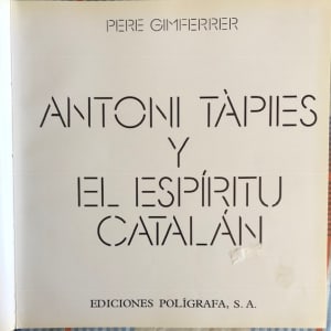 Petit marró-armari, 1973 by Antoni Tàpies 