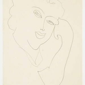 Tête, main au visage, 1939 by Henri Matisse