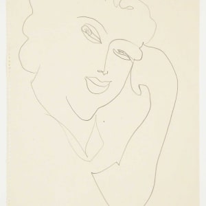 Tête, main au visage, 1939 by Henri Matisse 