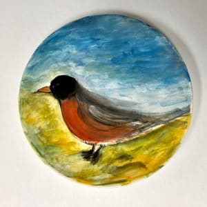 1439 Orange Bird by Judy Gittelsohn