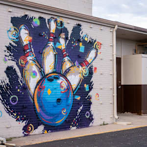 2 Bar Bowl Mural by James Overstreet 