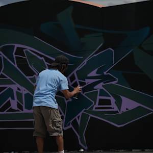 2022 Paintslingers Parking Garage Murals 