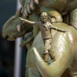 Dino Totem by Christine Knapp 