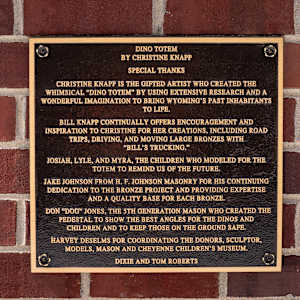 Dino Totem by Christine Knapp 