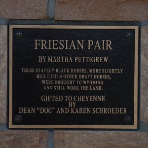 Friesian Pair by Martha Pettigrew 