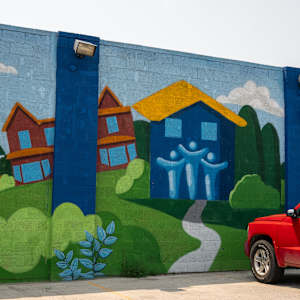 Habitat For Humanity Murals by Jordan Dean, James Overstreet, Kevin Phillips  Image: *James Overstreet/Kevin Phillips Addition
