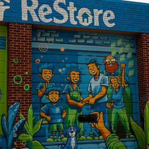 Habitat For Humanity Murals by Jordan Dean, James Overstreet, Kevin Phillips  Image: *Jordan Dean Addition, 2024