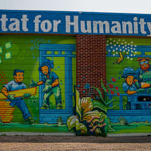 Habitat For Humanity Murals by Jordan Dean, James Overstreet, Kevin Phillips  Image: *Jordan Dean Addition, 2024