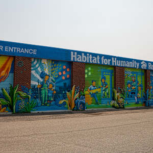 Habitat For Humanity Murals by Jordan Dean, James Overstreet, Kevin Phillips  Image: *Jordan Dean Addition, 2024