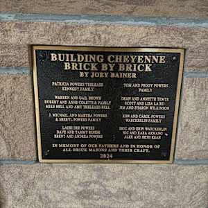 Building Cheyenne Brick by Brick by Joey Bainer 