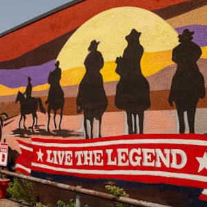 Live the Legend by Art Bureau & Community Painted