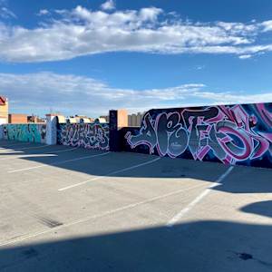 2022 Paintslingers Parking Garage Murals  Image: *Archived thanks to Visit Cheyenne