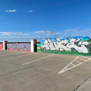 2022 Paintslingers Parking Garage Murals  Image: *Archived thanks to Visit Cheyenne