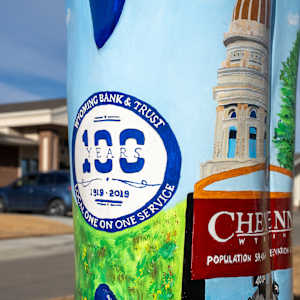 Wyoming Bank & Trust 100th Anniversary by Dolores Baker 