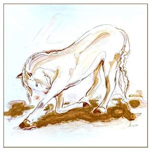 Equus 4 4.a 4.b  10 x10 substrate by Denise Richard 