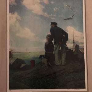 Outward Bound (or The Stay at Homes) by Norman Rockwell 