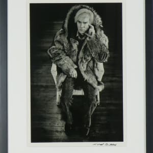 Warhol New York (Andy Warhol in fur coat New York) by Michael Childers