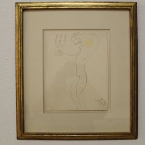 Yellow-haired Nude with Candelabra and Goat* by Marc Chagall