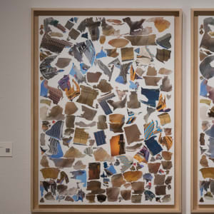 Fragments from Las Vegas (diptych) by Julieta Gil  Image: Install details by Mikayla Whitmore
