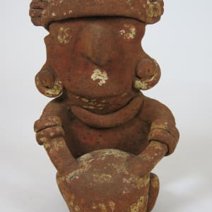 Figurine, Nayarit Drummer, Seated 