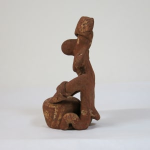 Figurine, Nayarit Drummer, Seated 