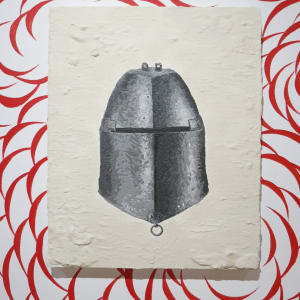 War Helmet 7 by Andrew Schoultz