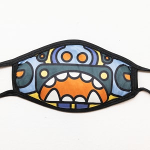 Collection of Masks: Conejo, Jaguar, Murciélago, y Pescado by Geovany Uranda 