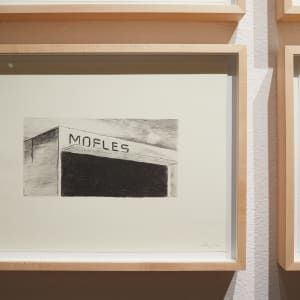 Archi-props after Ed Ruscha by Justin Favela  Image: Installation image by Becca Schwartz/UNLV Creative Services.