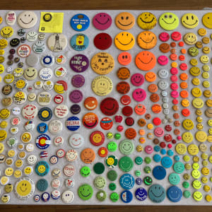 The Smile Face Museum Collection  Image: The Smile Face Museum Button Collection, 1992-2023. Courtesy of The Smile Face Museum