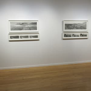 Tempus Spatium by Laurie Brown  Image: Installation photo of "Tempus Spatium" by Laurie Brown (frame on right).