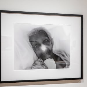“Mom” from the series Heat, Portraits of the Invisible World by Linda Alterwitz  Image: Linda Alterwitz, “Mom” from the series Heat, Portraits of the Invisible World, Installation View, In Relation, Marjorie Barrick Museum of Art, Documentation by Krystal Ramirez