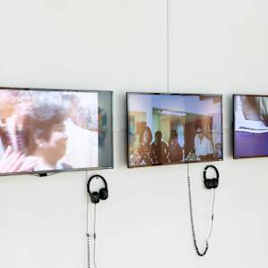 Make Do: part two by Eliza O. Barrios  Image: Installation View, Courtesy of Marjorie Barrick Museum of Art (Photography by Krystal Ramirez)