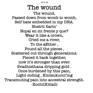 The Wound by Xochil Xitlalli 