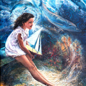 Dolphin Whispers by Lori Call