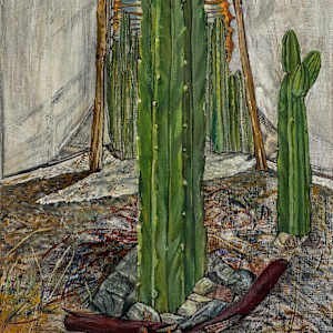 Cactus Praying by Catalina Gonzalez