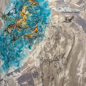 Self Portrait Holding a Light of Endless Choices by Catalina Gonzalez