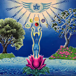 Dakini of Peace-Goddess Invocation of Religions Under the Blessing of God by Mariela de la Paz