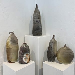 Vases, collection of 5 by Anna Vaughan