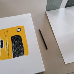Lithography  Image: Process: Signing