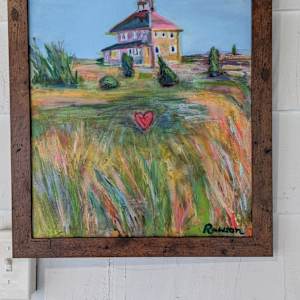 Pink House Heart by Tina Rawson, Image 1.