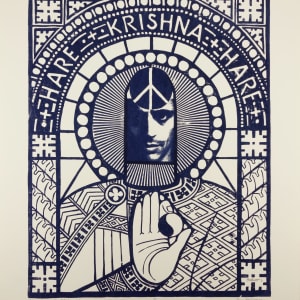 Hare Krishna Icon,  2nd version by Dorr Bothwell 