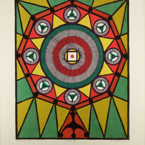 Mandala Series: Target, 2nd state by Dorr Bothwell 
