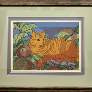Garden Cat (late stage artist proof) by Dorr Bothwell 