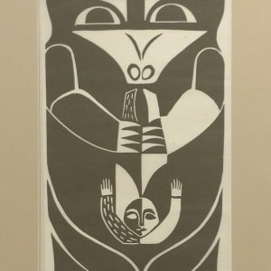 Easter Island Totem (without woodgrain) by Emmy Lou Packard