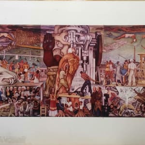 Pan American Unity Mural (photo artifact / storyboard) by Diego Rivera