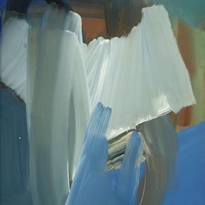 Untitled (Blue, Gray, White, Brown) by Judith Hale, Image 1.