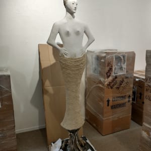 White Woman (Study) by Maxine Kim Stussy Frankel, Image 4.