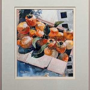 Persimmons by Vilma Patterson