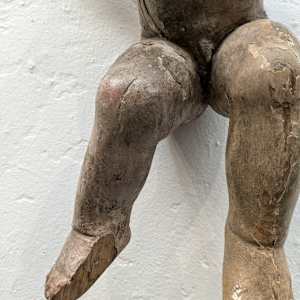 Unknown, (Spanich Colonial Cherub) by Unidentified Artist  Image: note broken foot